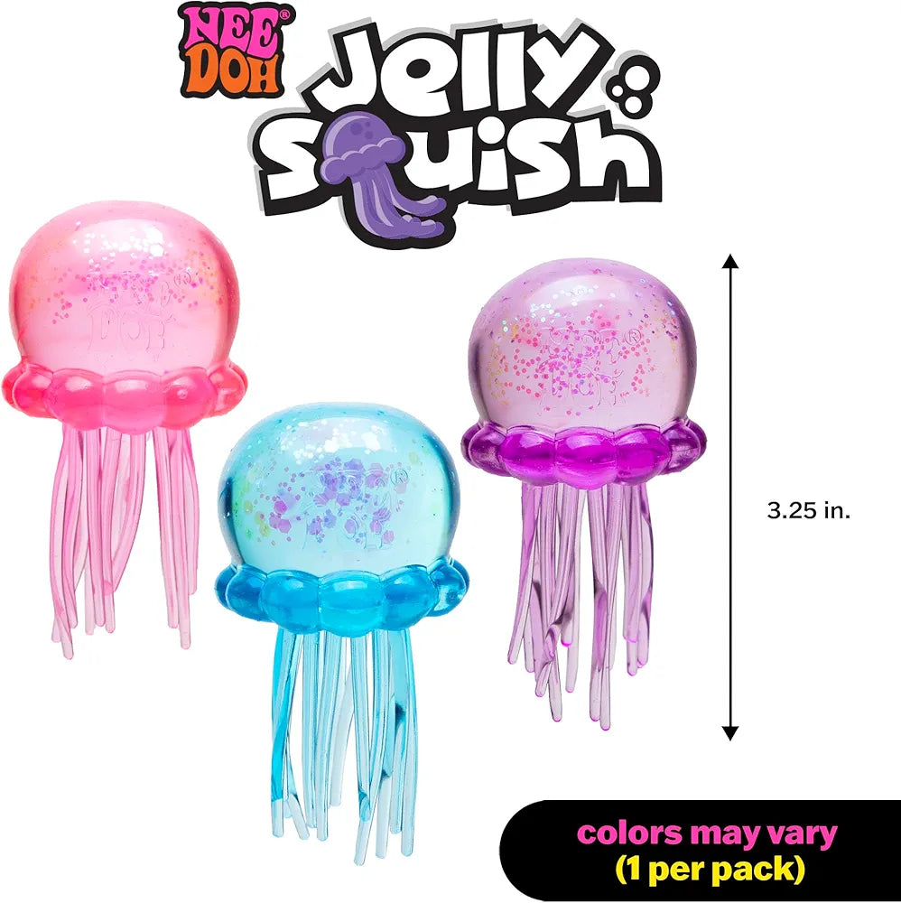 NeeDoh Squishy Jellyfish Sensory Toy – 3 colors | 3+