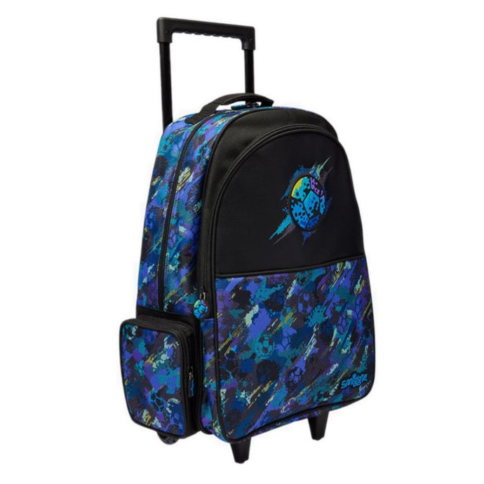 Smiggle Backpack | Light Up Wheels | Blue Football