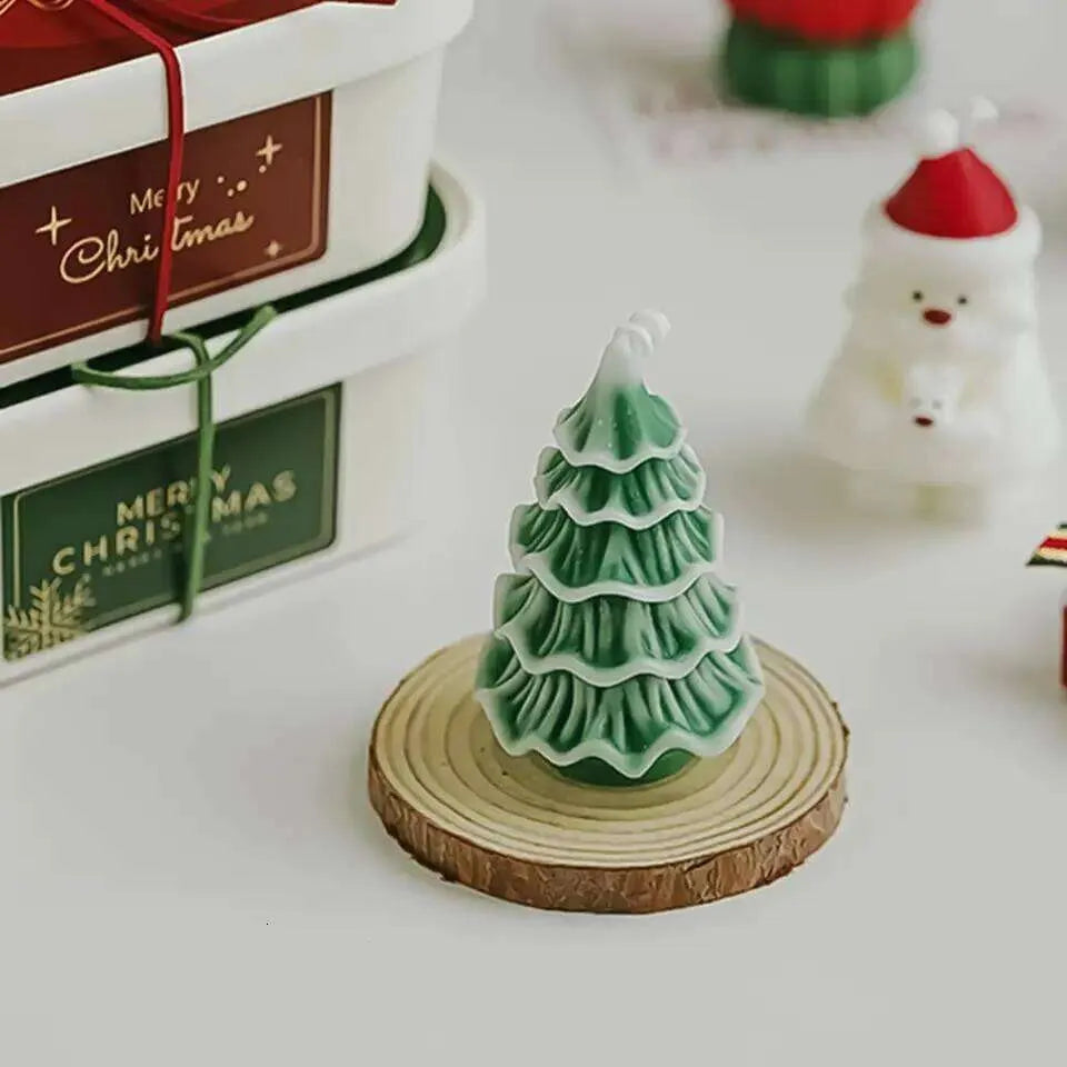 Christmas Scented Candle Gift Set | Red & Green