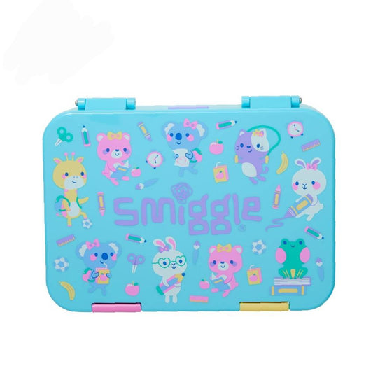 Smiggle Lunch Box Cute Animals Design 21×15×4.5cm