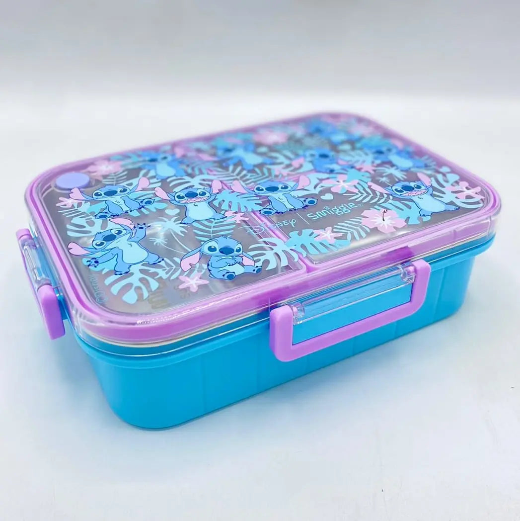 🧊Smiggle Stitch Lunch Box | Stainless Steel | 23x17x6.5cm