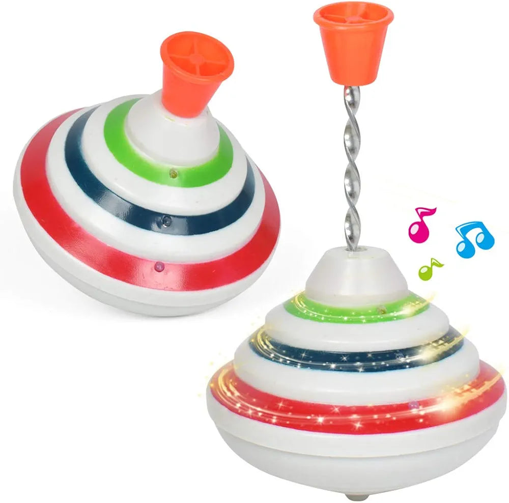 Spinning Top Toy With Music & Led | 3+