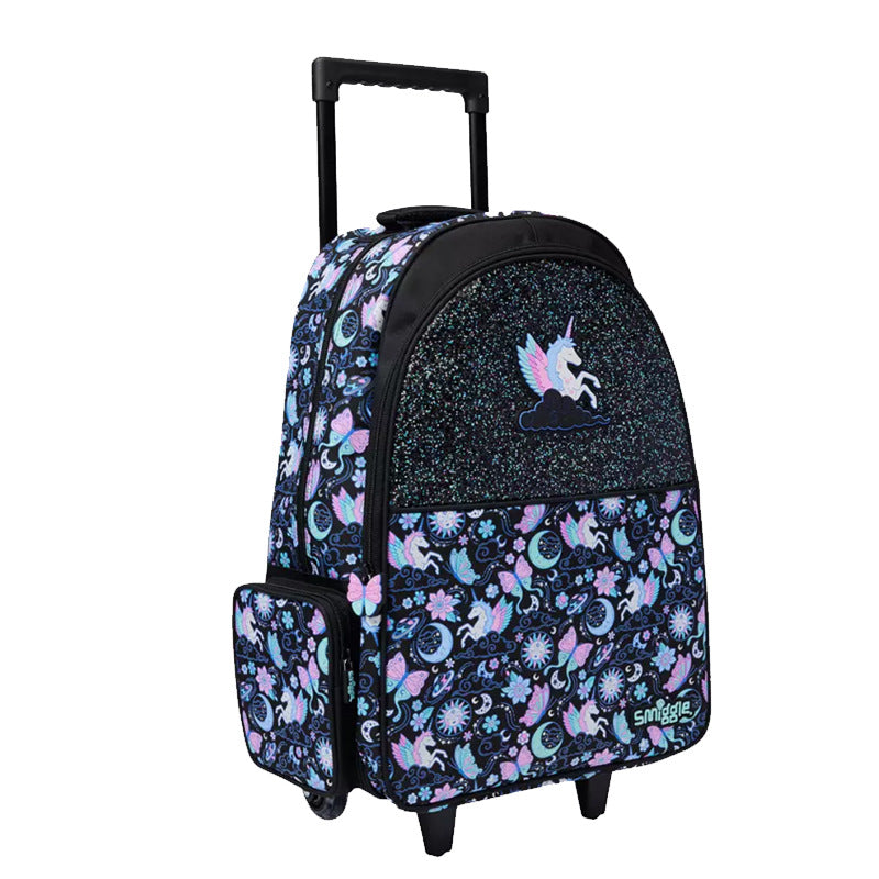 Smiggle Backpack | Light Up Wheels | Unicorn Butterfly
