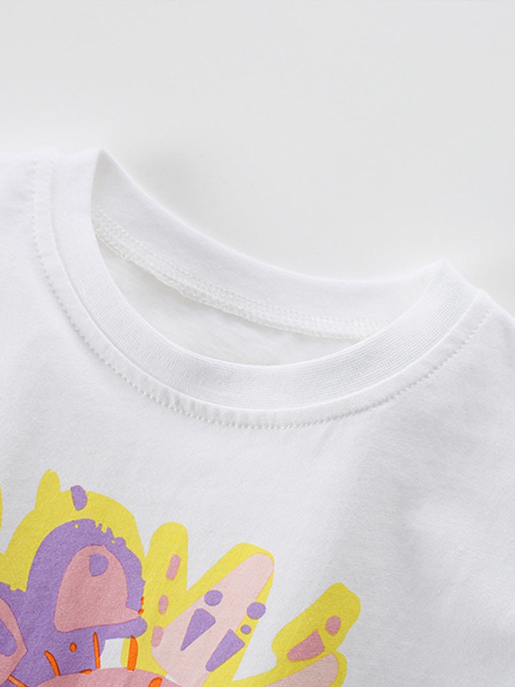 Girls Cotton Flower – Soft Summer Outfit (3–10Y)