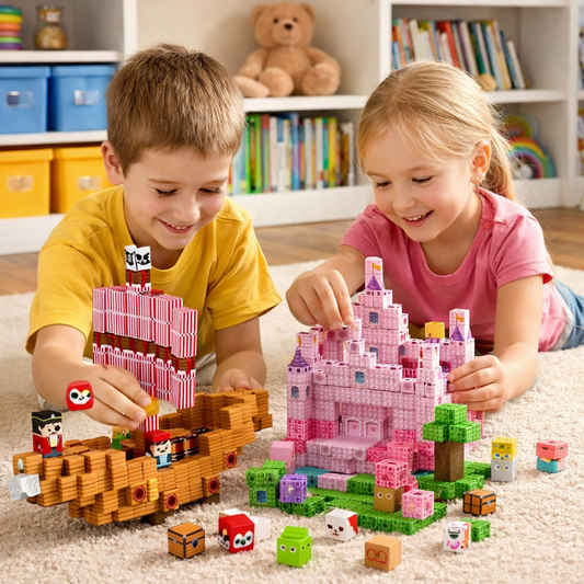 Magnetic Building Cubes Set – 100 Pieces | Ages 3+
