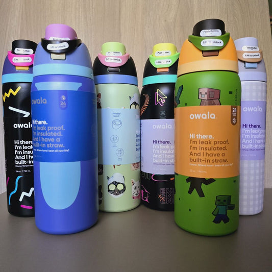 Owala FreeSip Stainless Exclusive Patterns 710ml-950ml