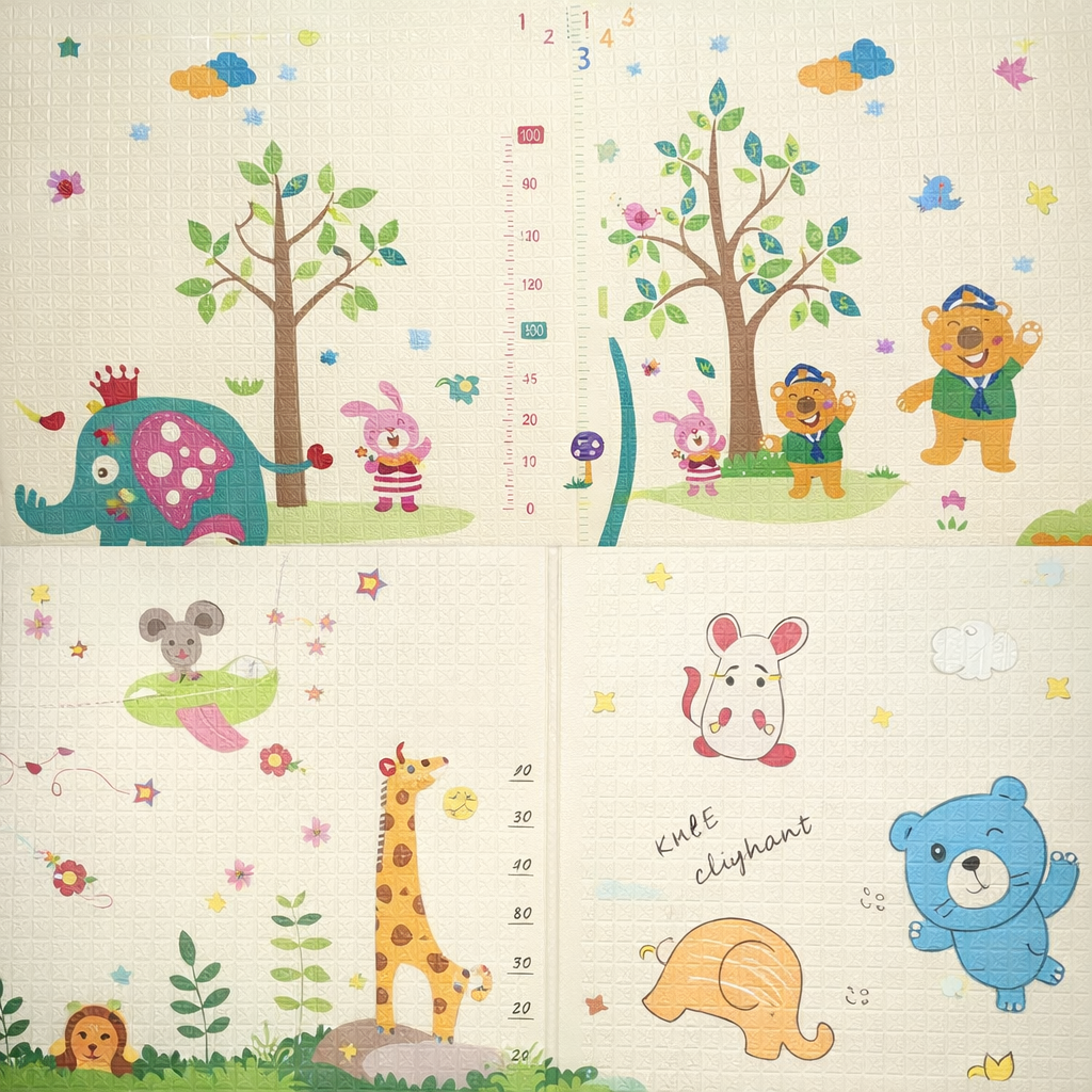 Soft Double-Sided Design Foam Play Baby Mat | 200x180x1cm | Age 0+