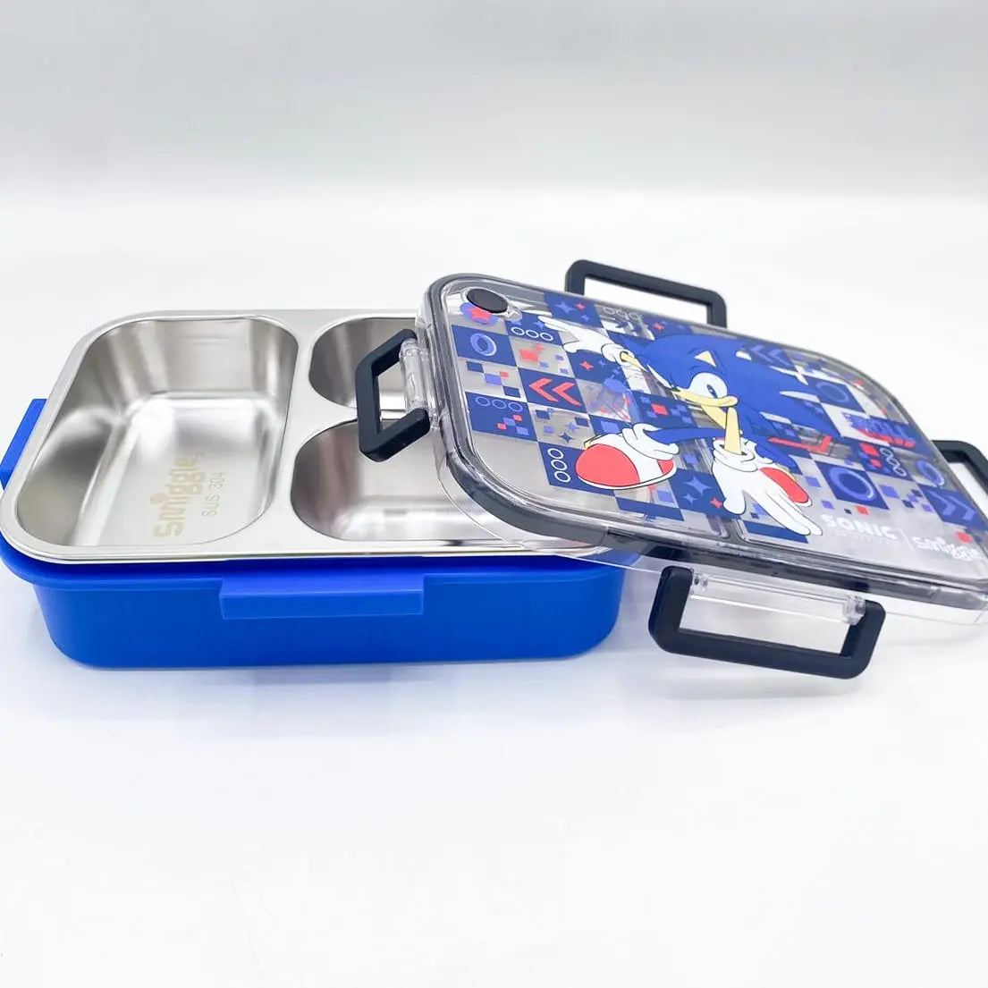 🧊Smiggle Sonic Lunch Box | Stainless Steel | 23x17x6.5cm
