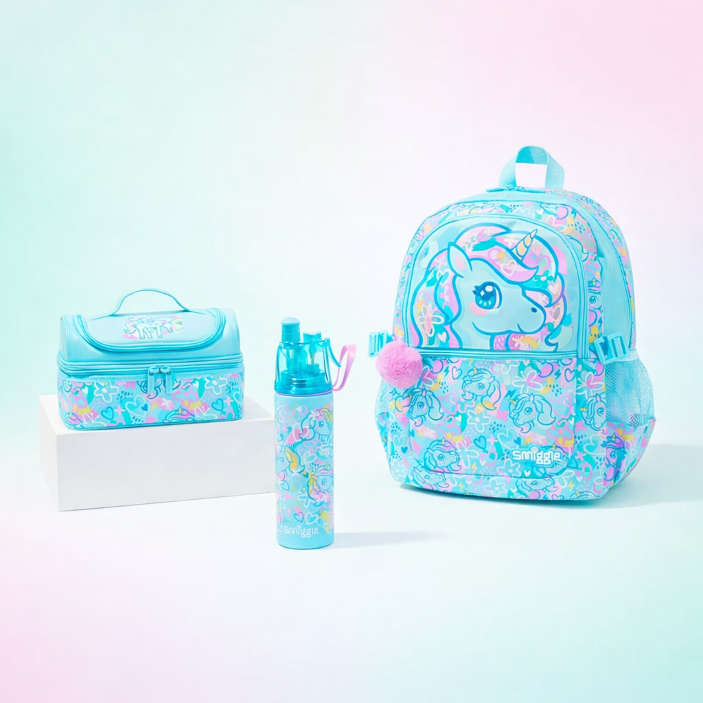 Smiggle Light Blue Unicorn | Build Your Own Set