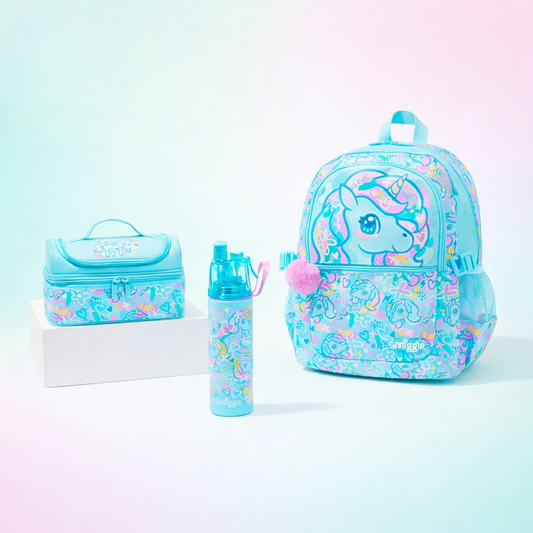 Smiggle Light Blue Unicorn | Build Your Own Set