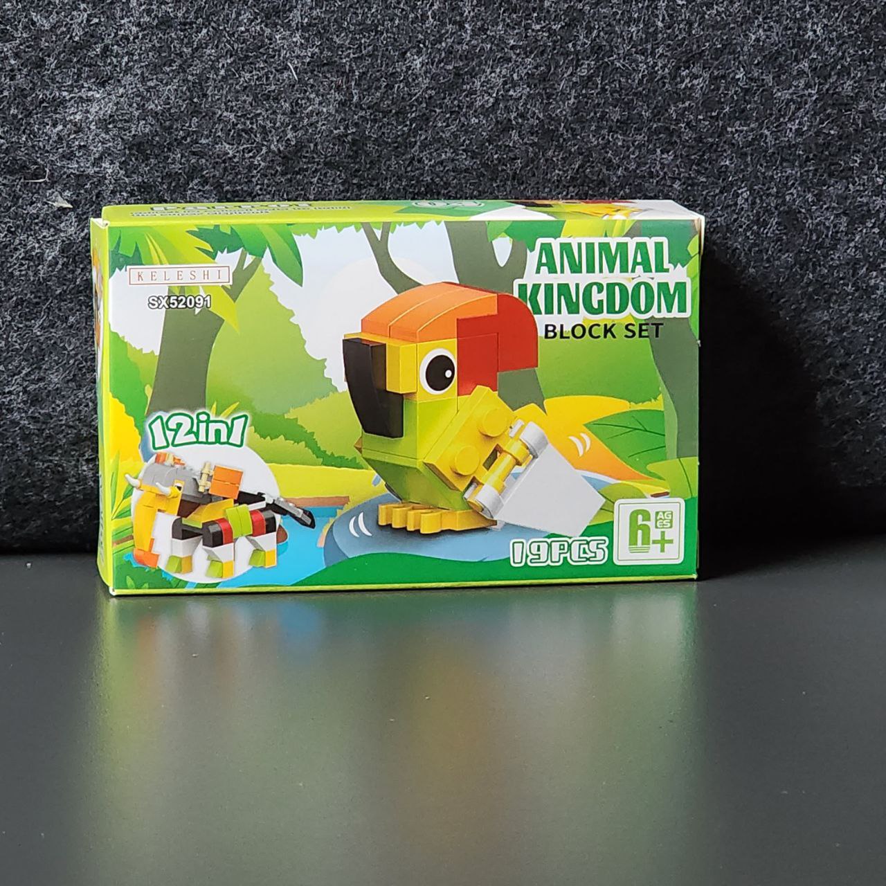 Building Blocks Animals 12in1-3D Puzzle,Logic&Tricky Games