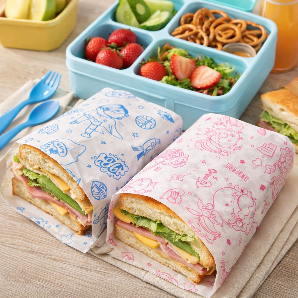 Sandwich Paper Wrap - Princess | Superheroes | 100 Pcs | A4