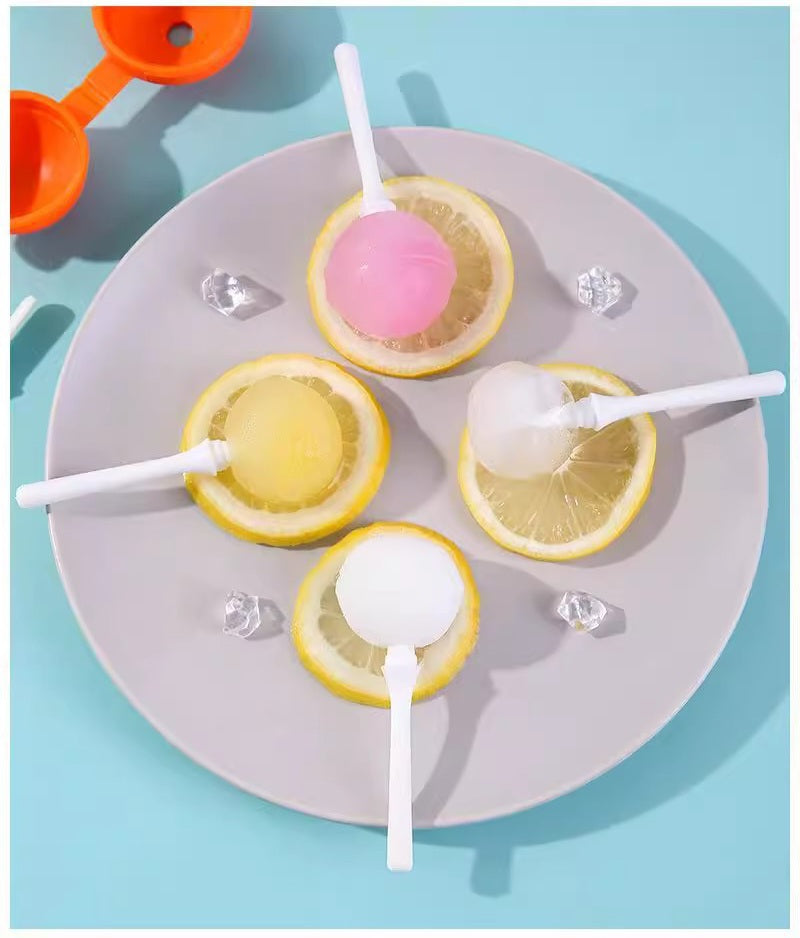 Ice Lollipop Mold Silicone Set - Icecream Pop