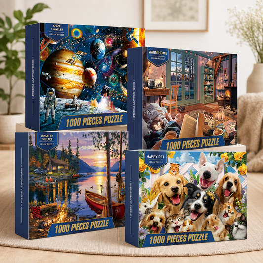 1000-Piece Jigsaw Puzzle Collection – 70 × 50 cm