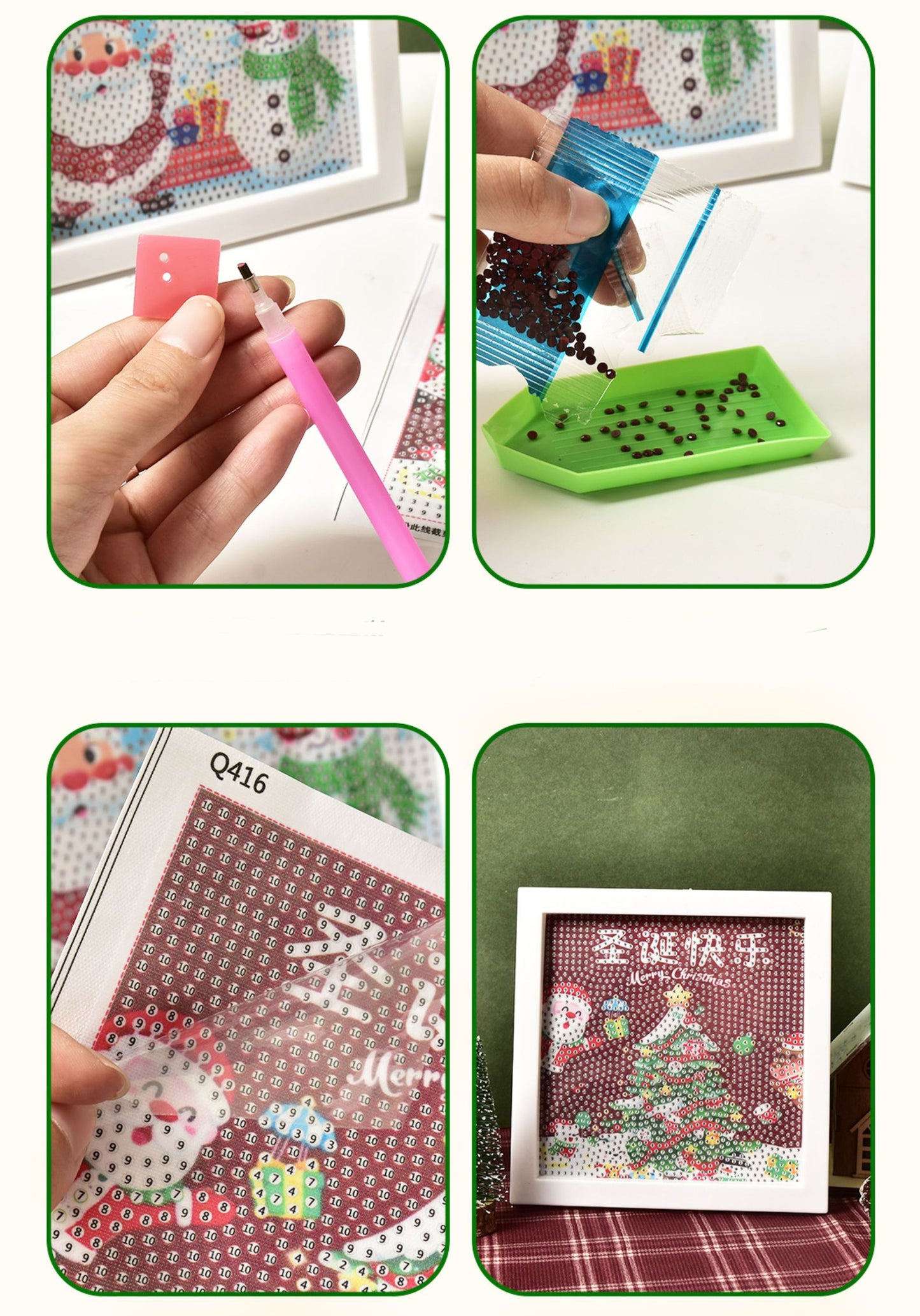 Christmas Diamond Painting Craft Kit | 17×17cm
