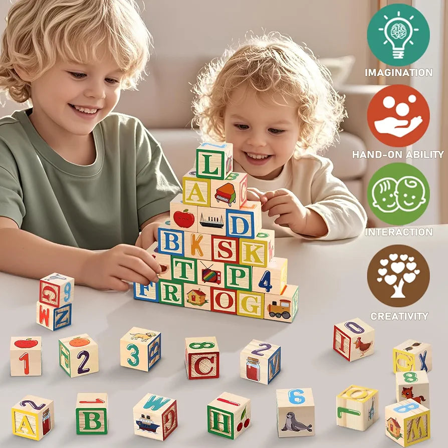 Matching Letter Game Alphabet Puzzle Reading Spelling | Early Learning Toy | 3+