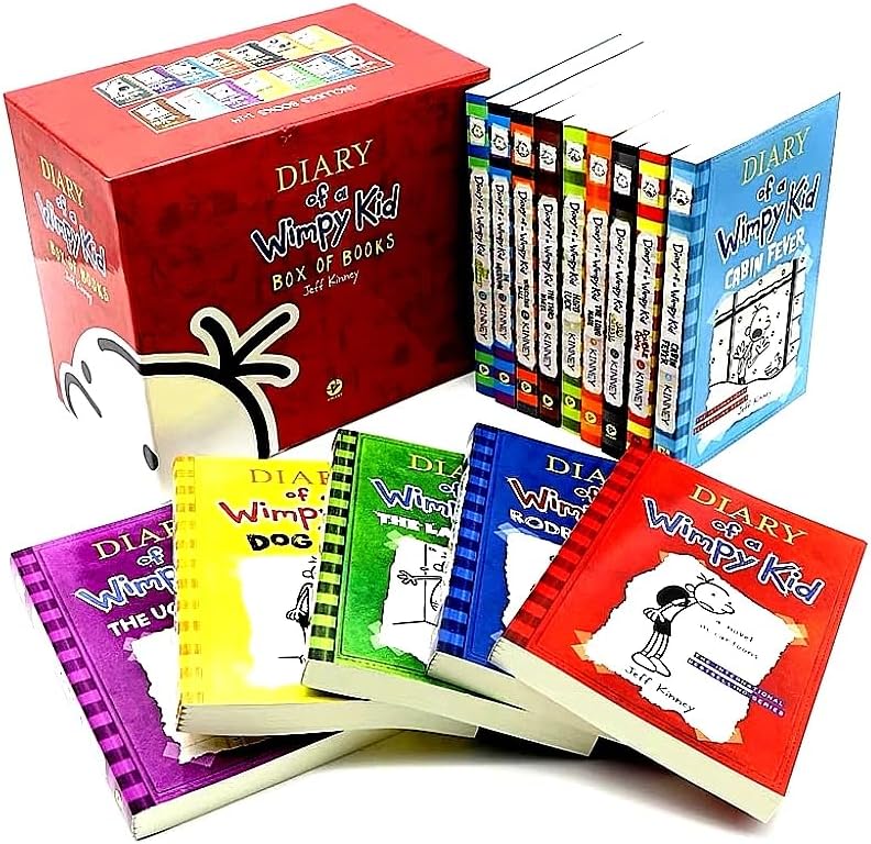 Diary Of A Wimpy Kid Box 16 Or 25 Books By Jeff Kinney | Soft Cover | 8+