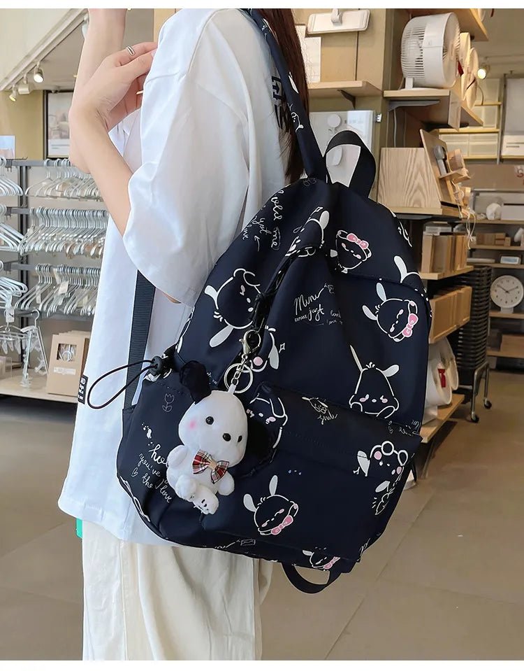 School Backpack Cute Design With Keychain Plush 41cm