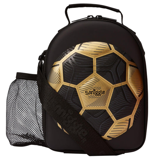 Smiggle Lunch Bag Gold Football Design
