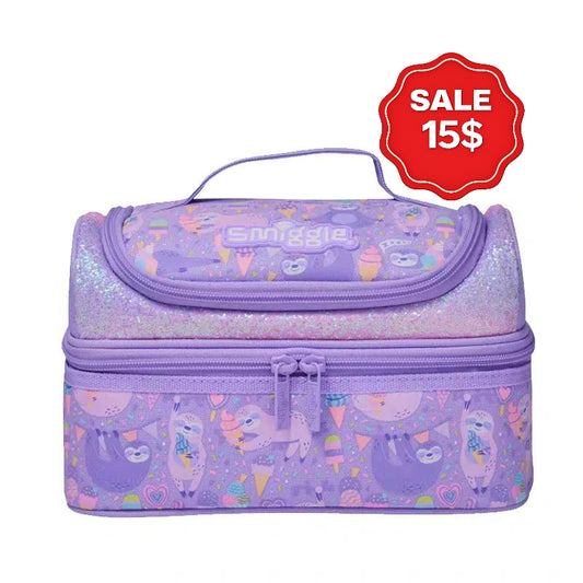 Smiggle Lunch Bag | Sloth | 24.5×16.5×15cm
