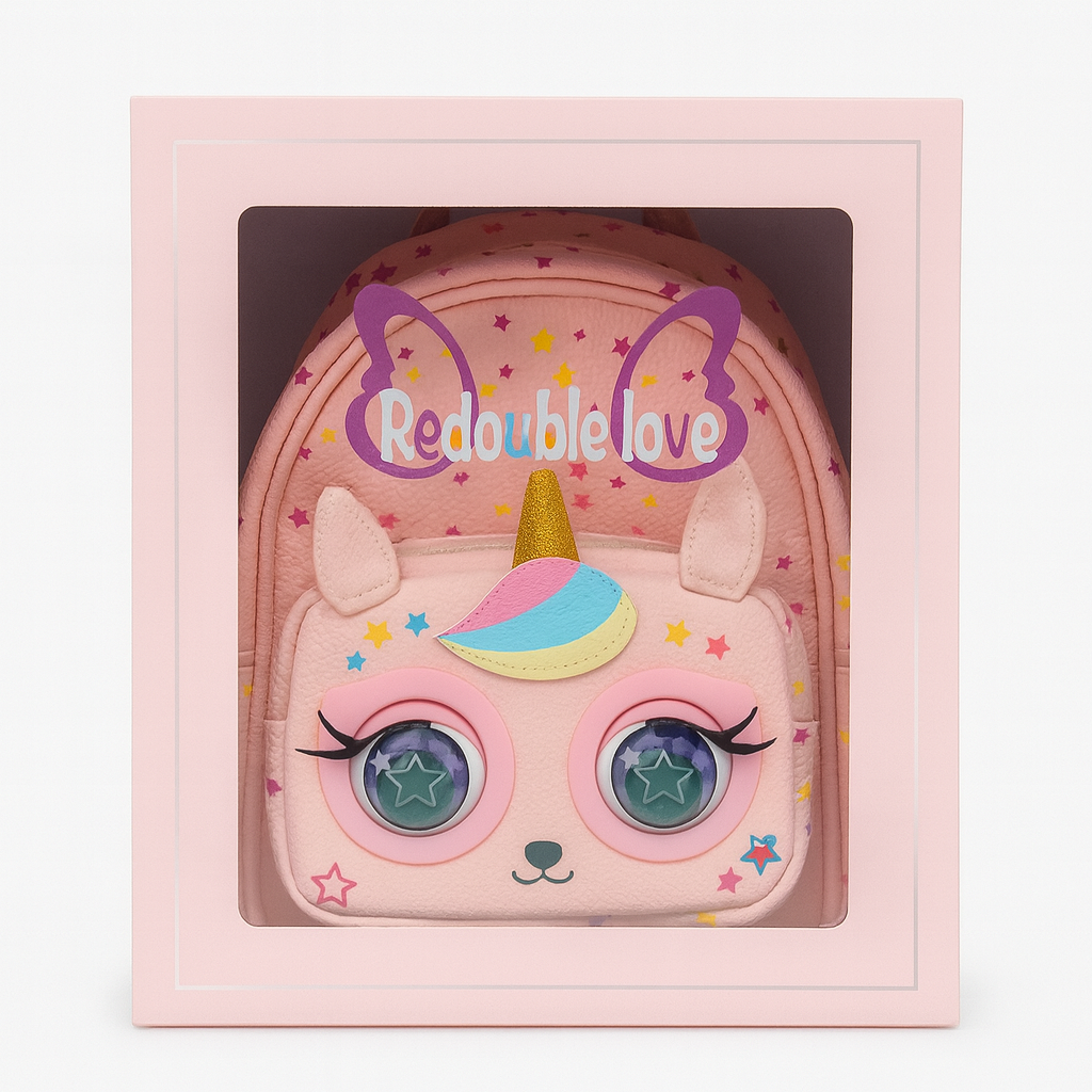 Interactive Blink Eyes Cute Animals Backpack