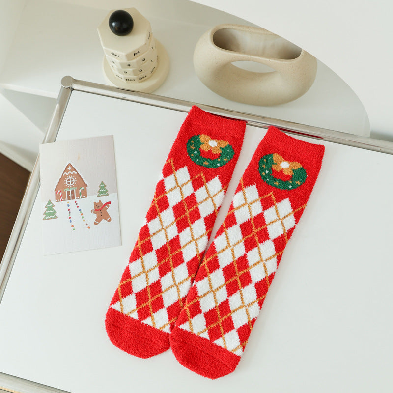 Christmas Cozy Warm Socks Size 35-39
