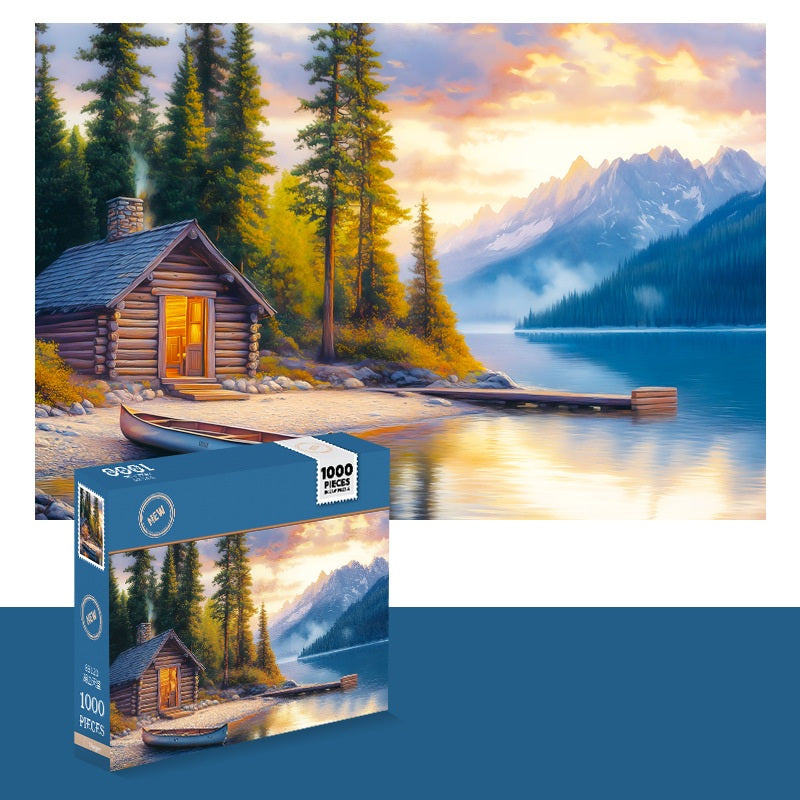 1000-Piece Jigsaw Puzzle Collection – Artistic & Scenic Designs