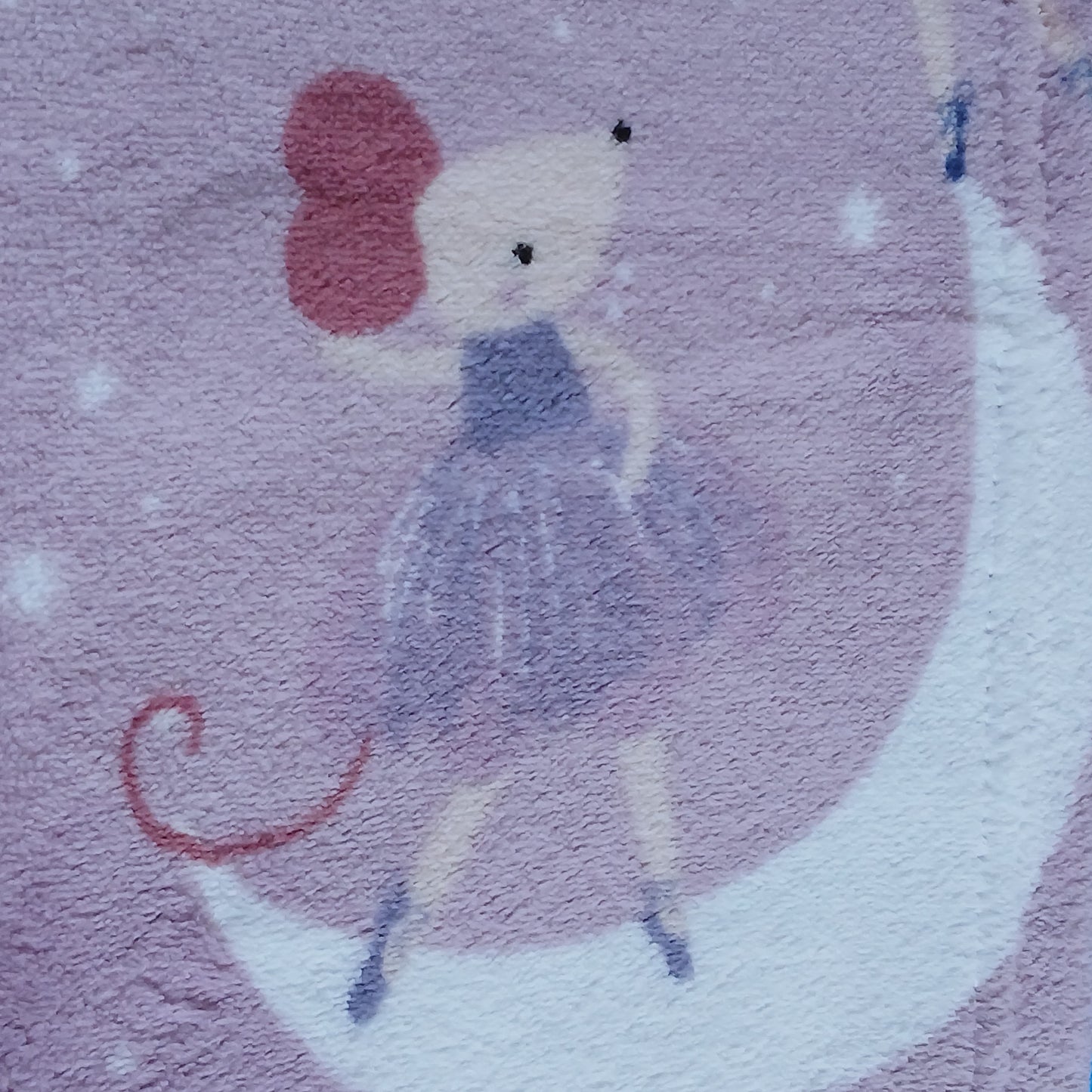 Warm Winter Pijama Cartoon Mouse Design Size 1-5y