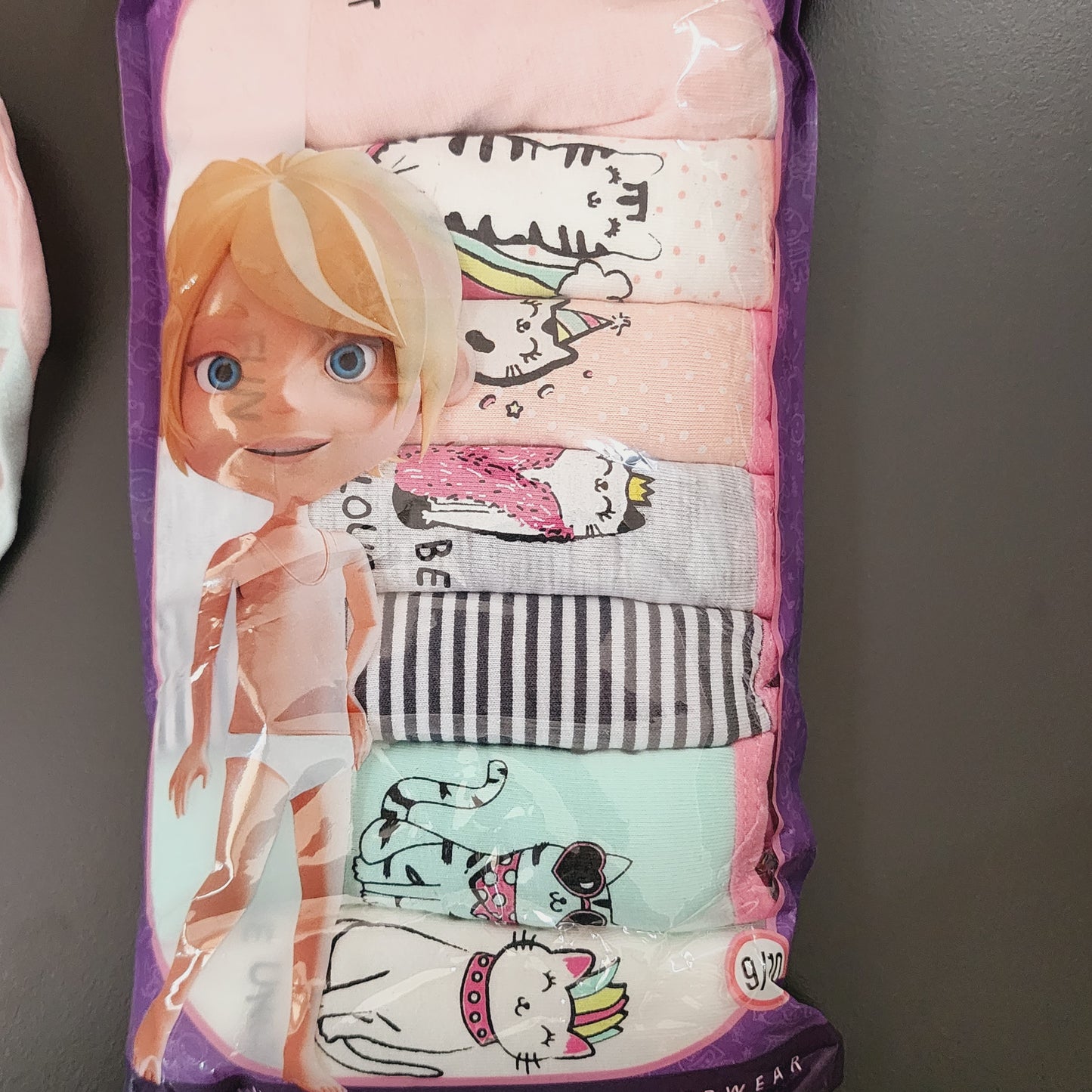 Girls Underwear 100% Cotton 3-10y 7 pcs