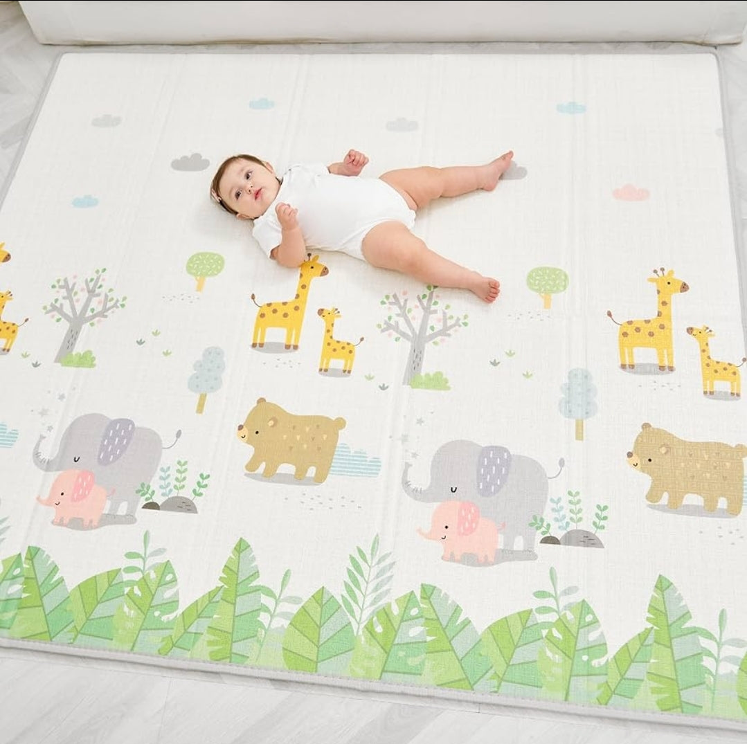 Soft Double-Sided Design Foam Play Baby Mat | 200x180x1cm | Age 0+