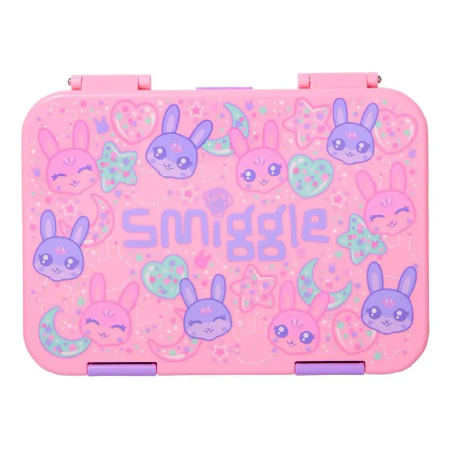 Smiggle Lunch Box Star Bunny | 21×15×4.5cm