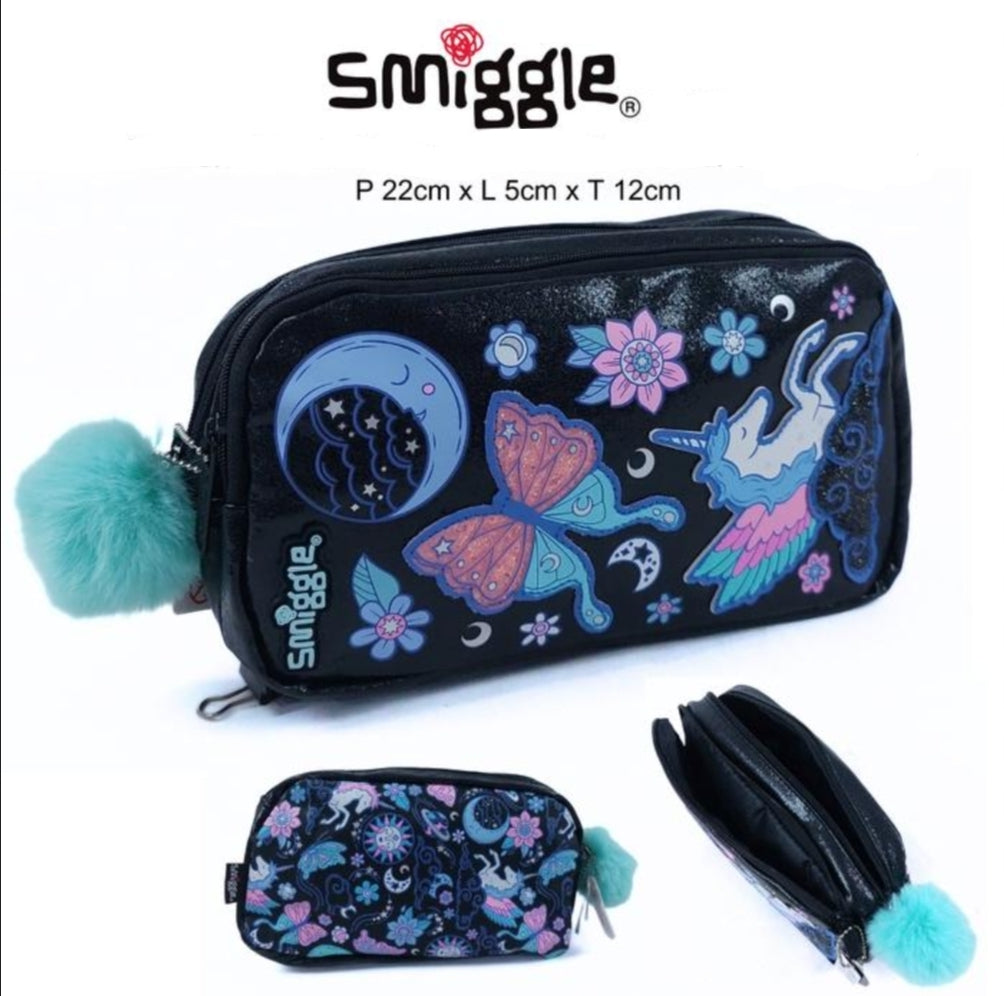 Smiggle Pencil Case | Unicorn  Butterfly