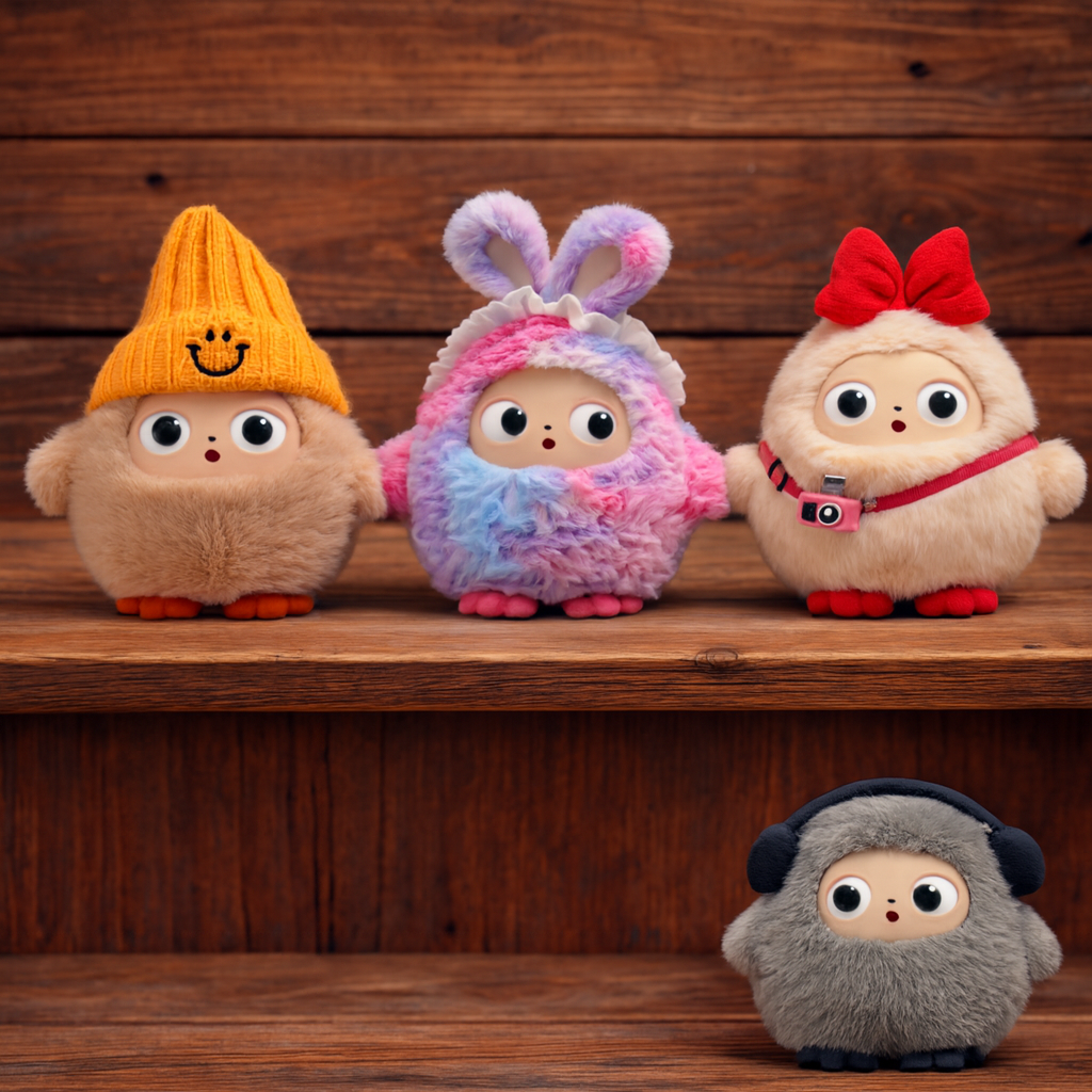 AI Plush Toy Smart Voice & Led Eyes Interactive Companion Rechargeable 3-12y