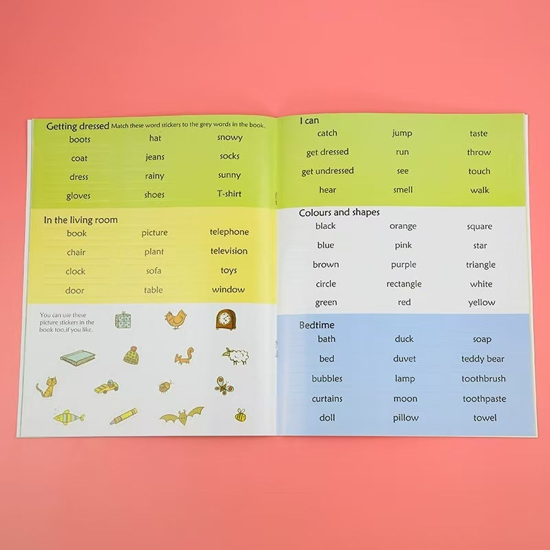 Usborne Colouring Book With Stickers - Soft Cover | 3+