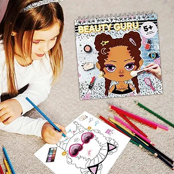 Beauty Guru Make-Up & Hair Design Sketch Portfolio