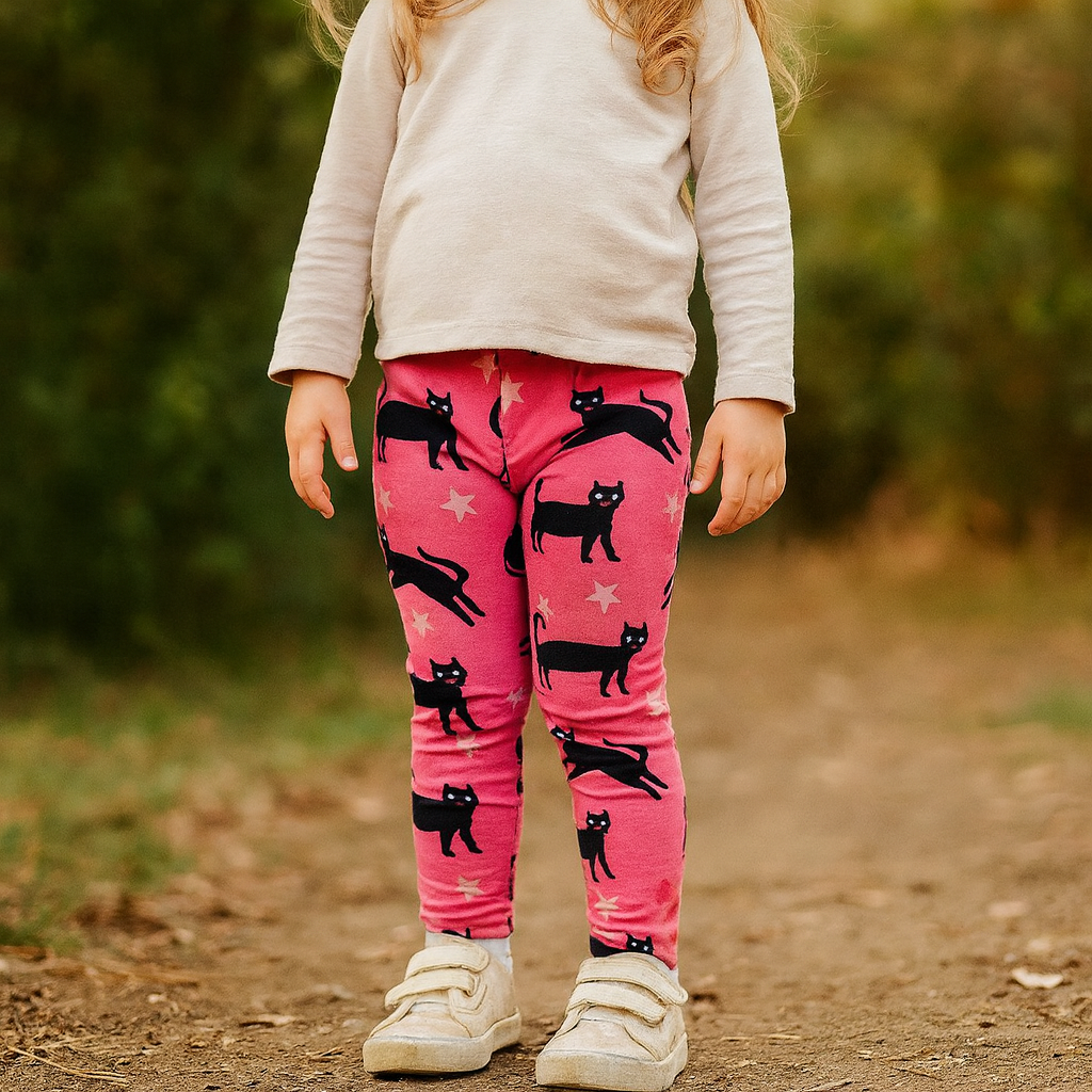 Leggings for Kids Girls, Casual Clothes Girls Stretch Pant Cotton 100% Size 3y