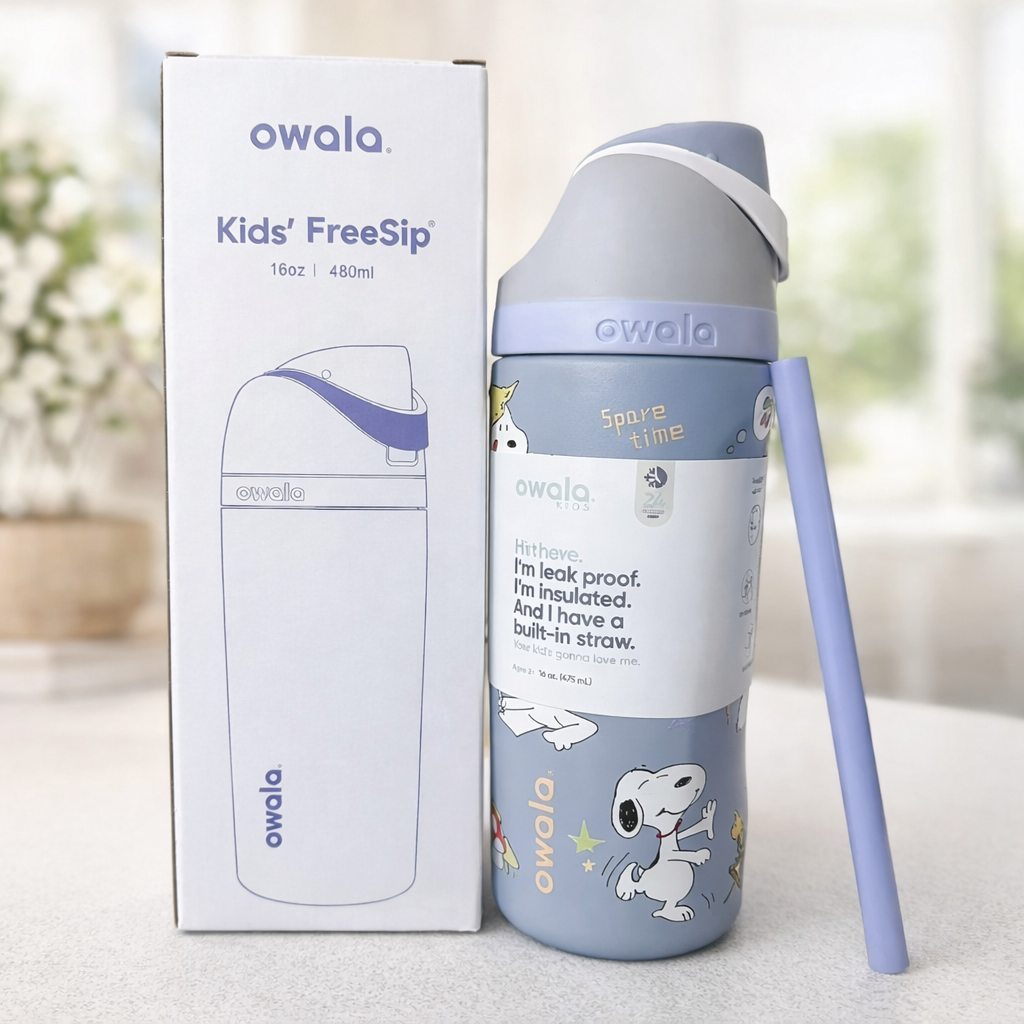 Owala Bottle Stainless Steel Free Sip Leak-proof Snoopy Design 480-710-950ml