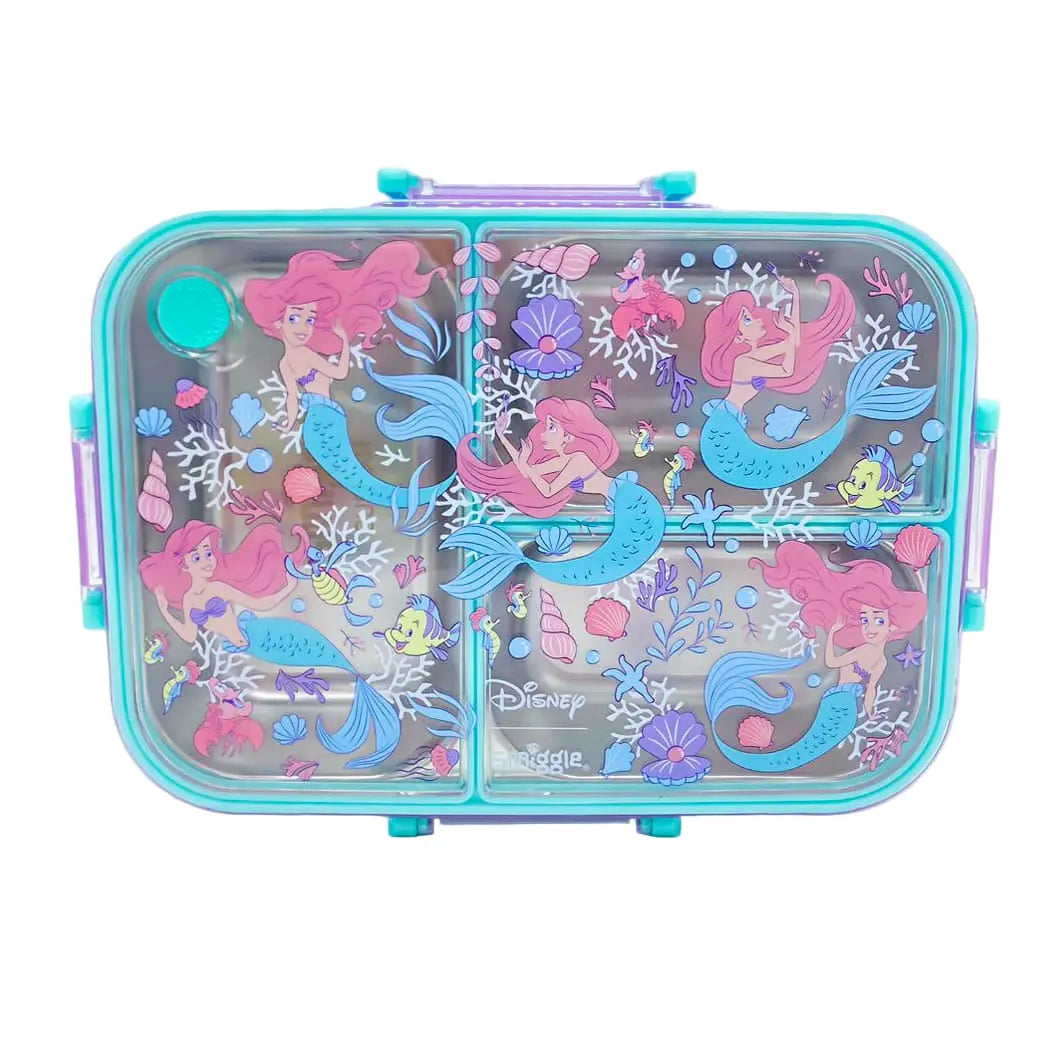 🧊Smiggle Mermaid Lunch Box | Stainless Steel | 23x17x6.5cm