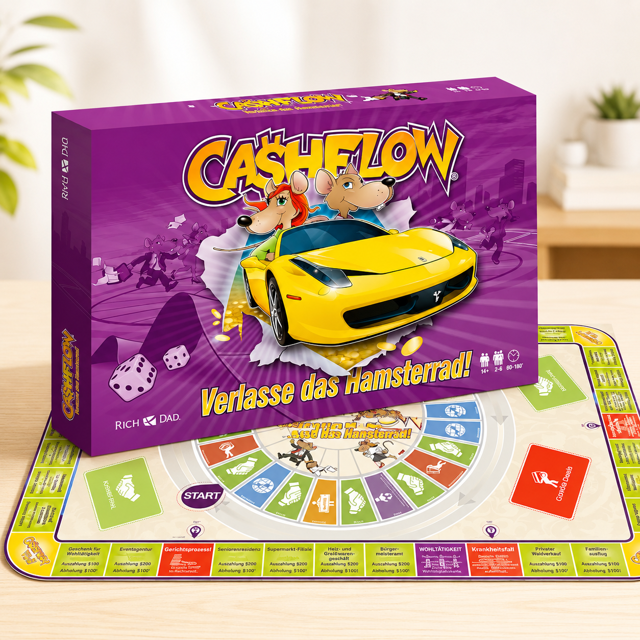CashFlow " Get Out Of The Rat Race! " - Board Game | 14+