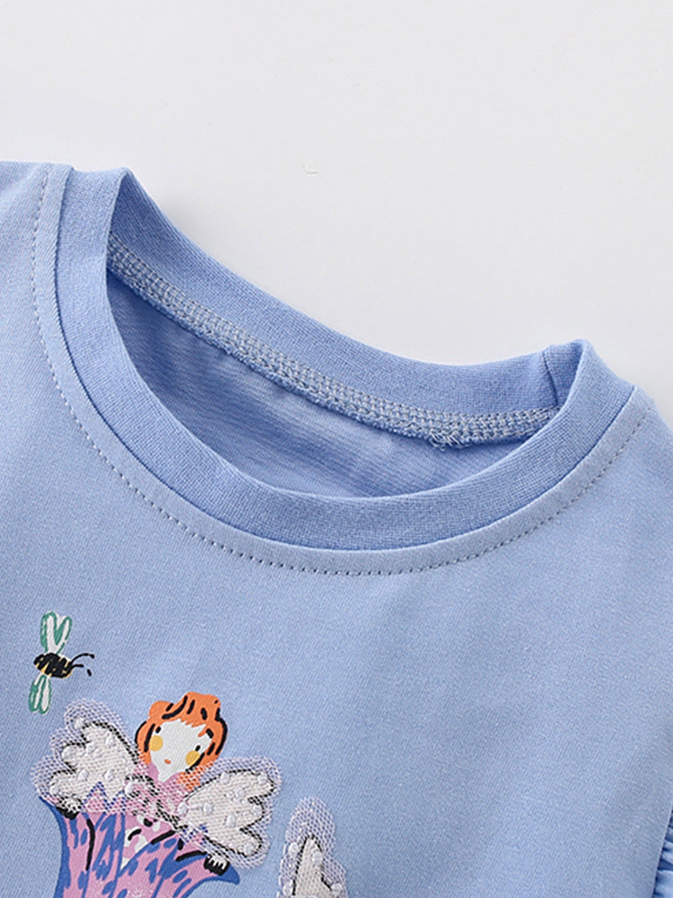 Girls Cotton Butterfly – Soft Summer Outfit (3–10Y)