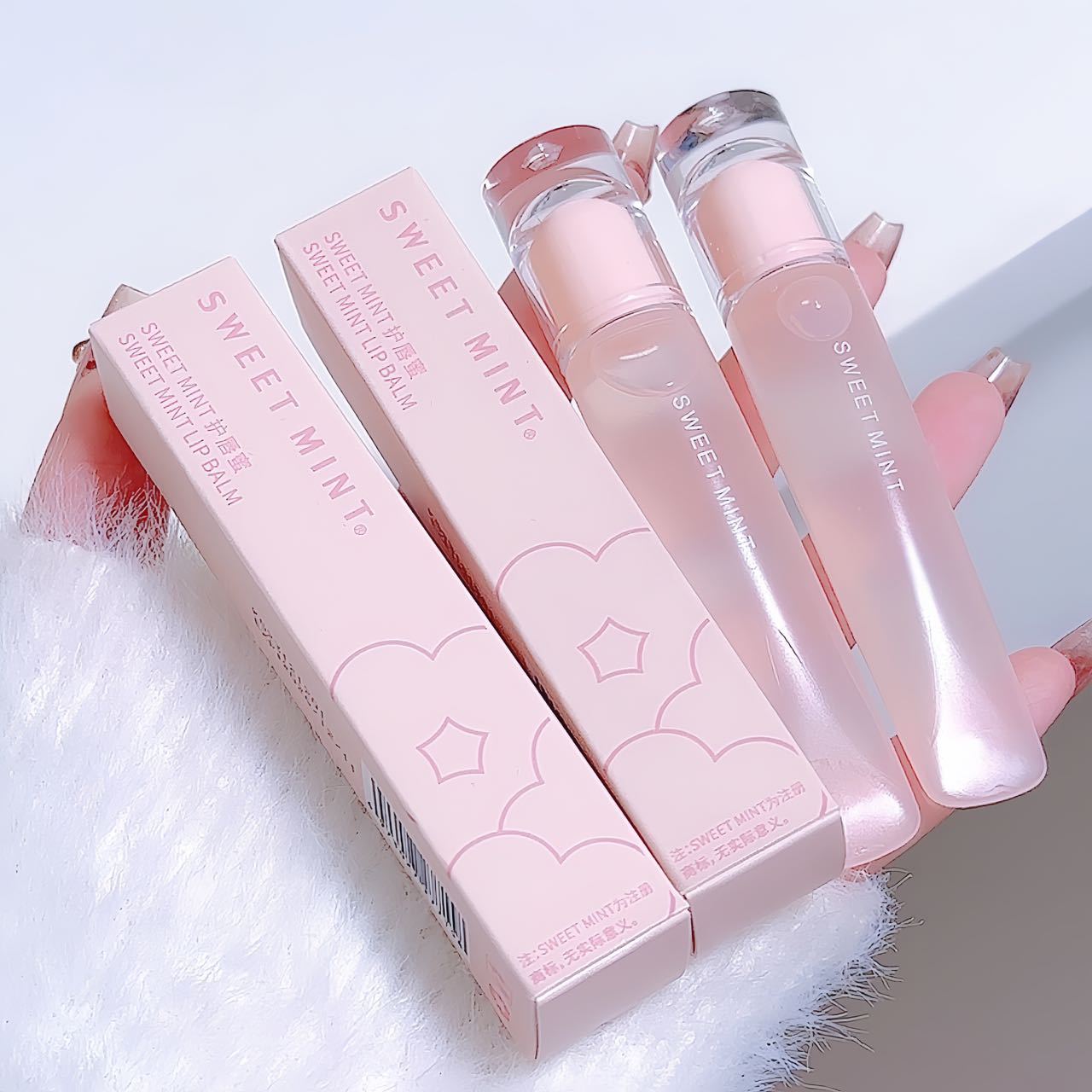 Sweet Mint Lip Balm Moisturiser Transparent Lip Gloss