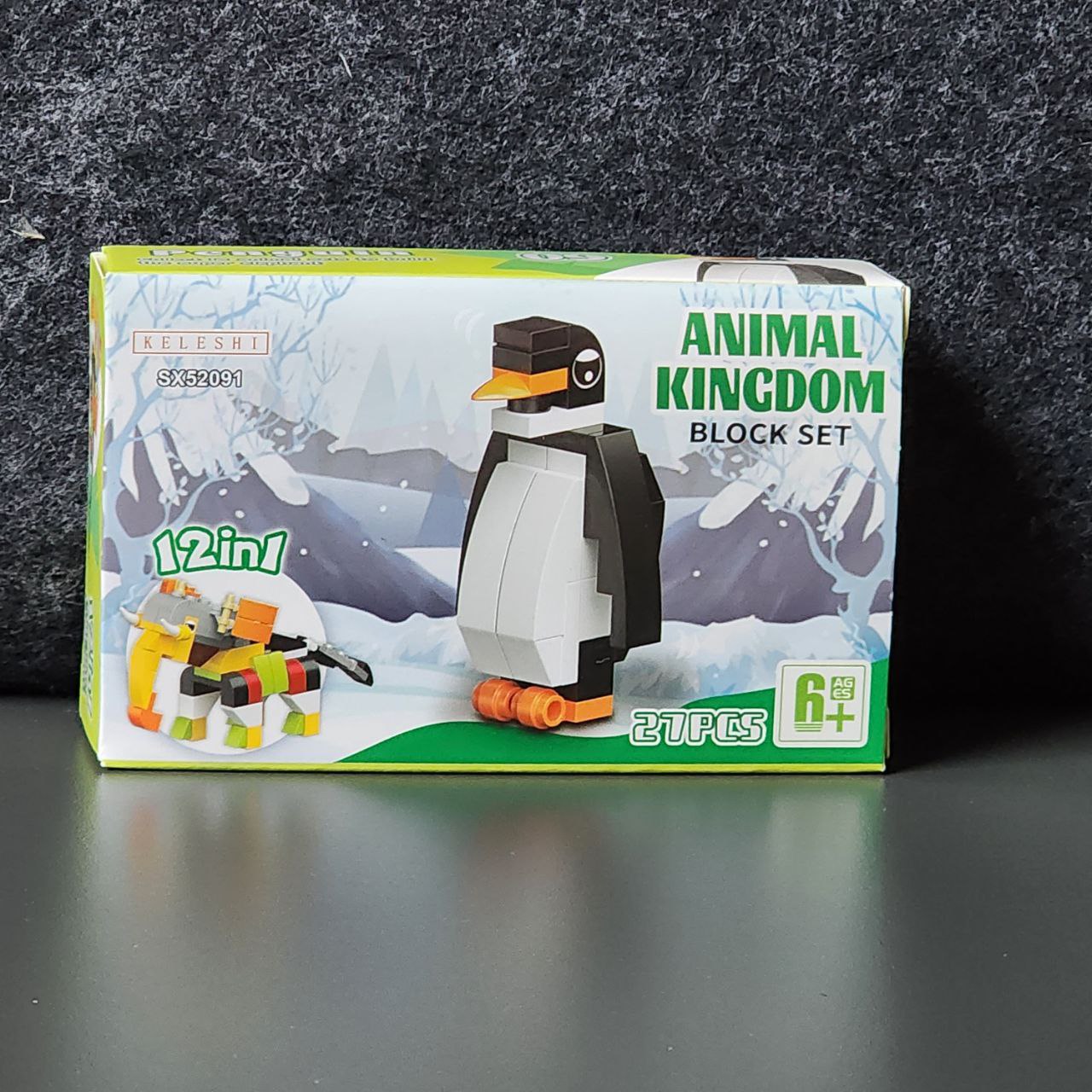 Building Blocks Animals 12in1-3D Puzzle,Logic&Tricky Games