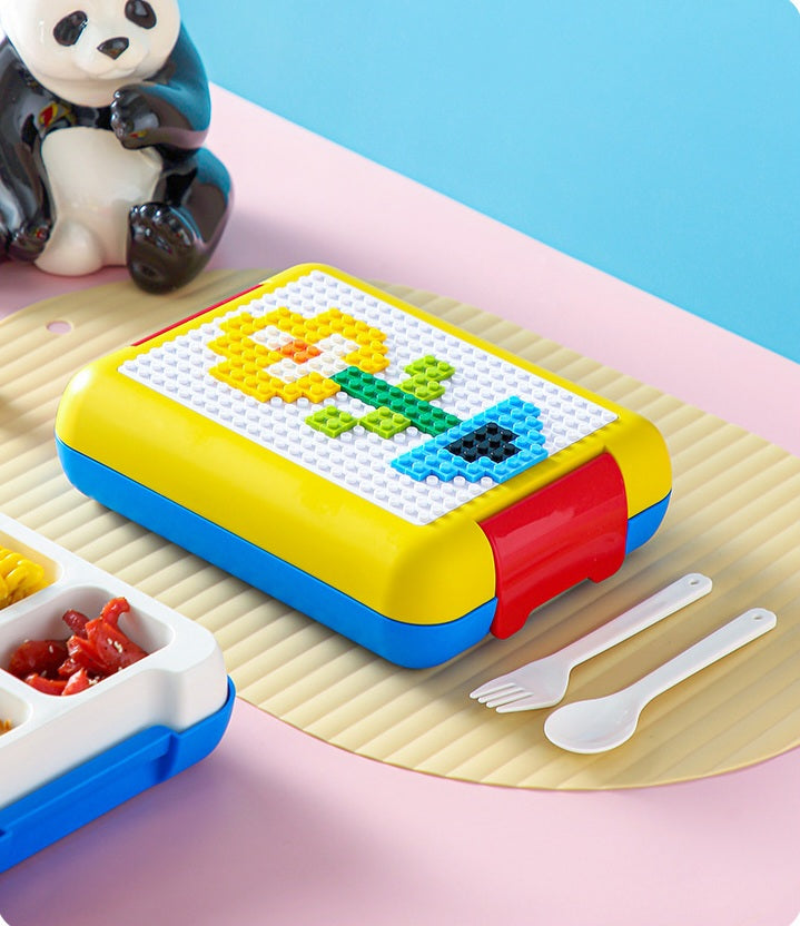 Lunch Box - Building Blocks | Fork & Spoon | 22.5×17.5×6.6cm