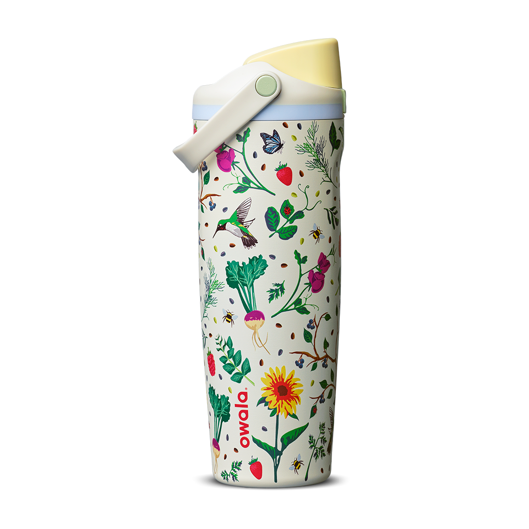 Owala tumbler Stainless Steel FreeSip Leak-proof Sway - Mother's Day Garden | 890ml