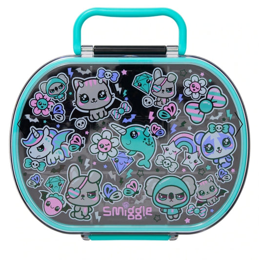 Smiggle Lunch Box - Star Flower | 22×18×6cm