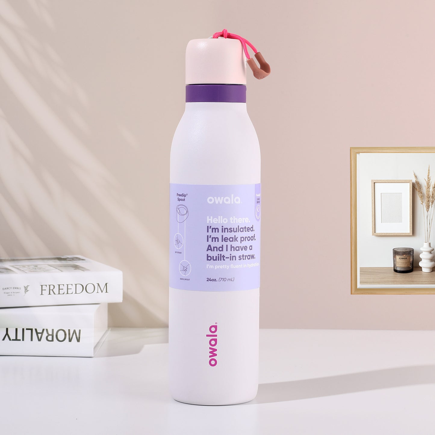 Owala Bottle Stainless Steel - FreeSip | Leak-proof | Twist | 710ml