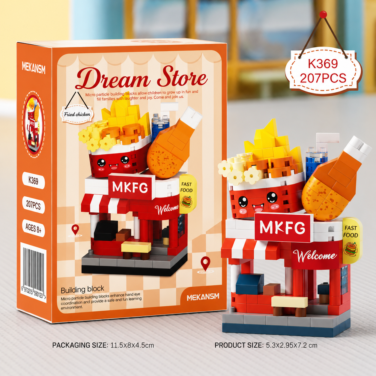 Mini Dream Store  Building Blocks Set Collection | 8+