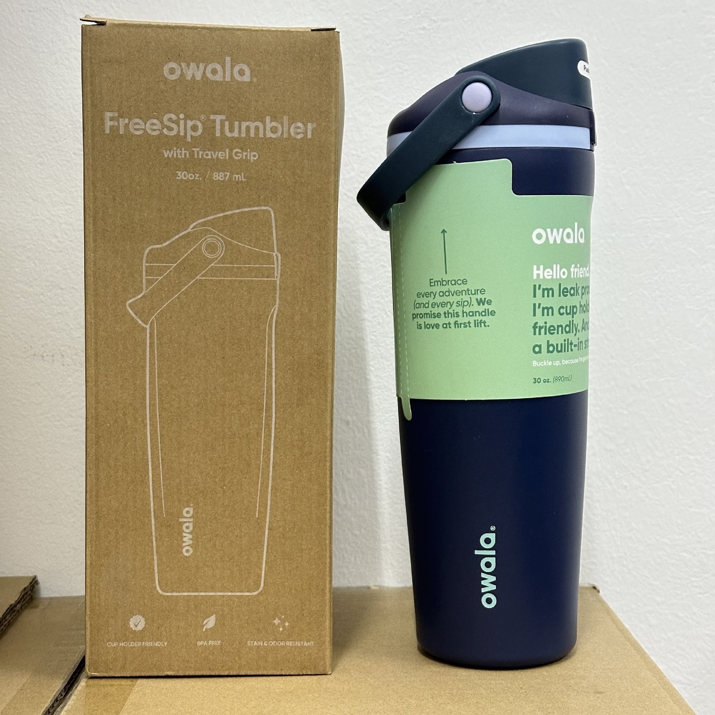 Owala Tumbler Stainless Steel Free Sip Leak-proof Sway 890ml