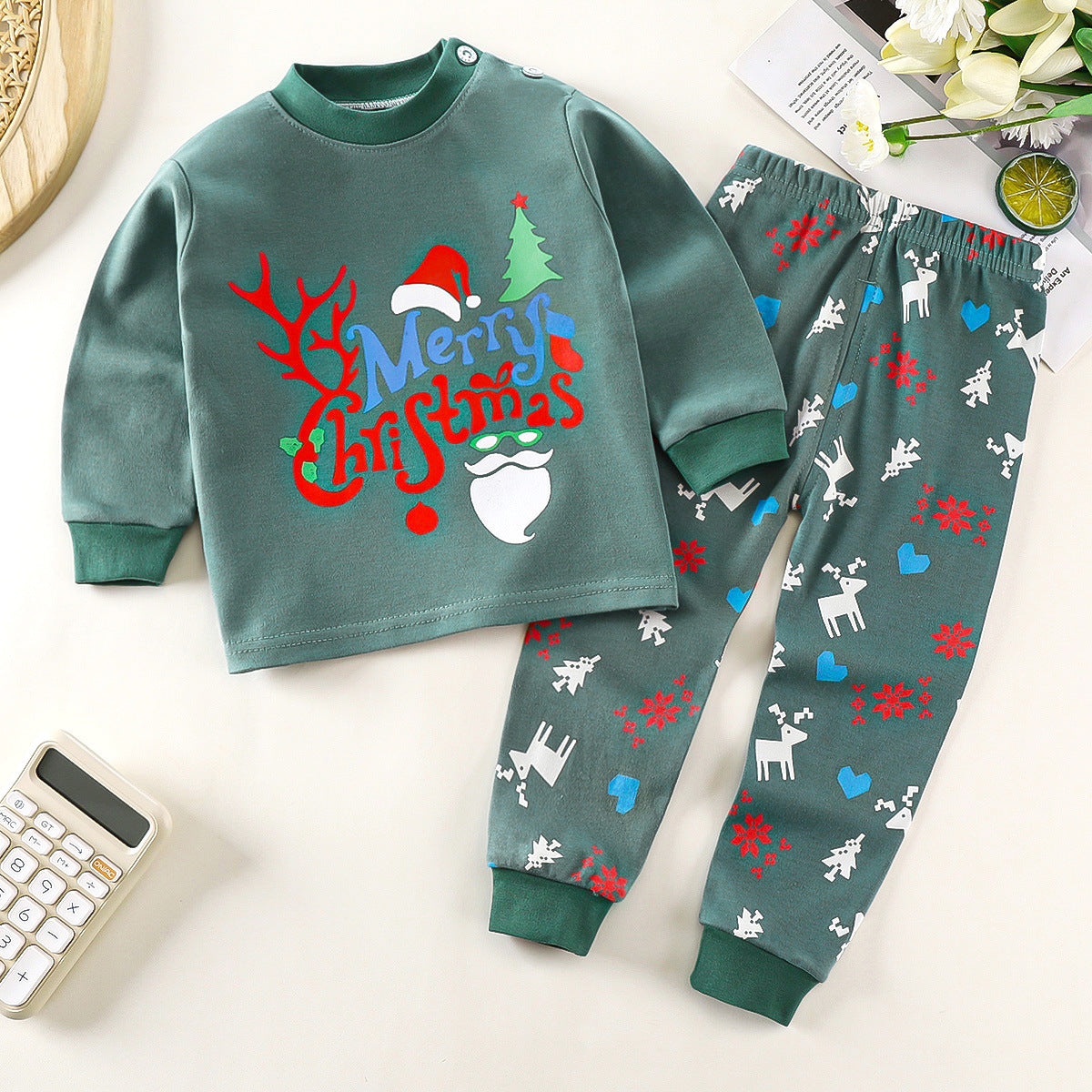 Pijama Winter Christmas Cotton Age 1-7y