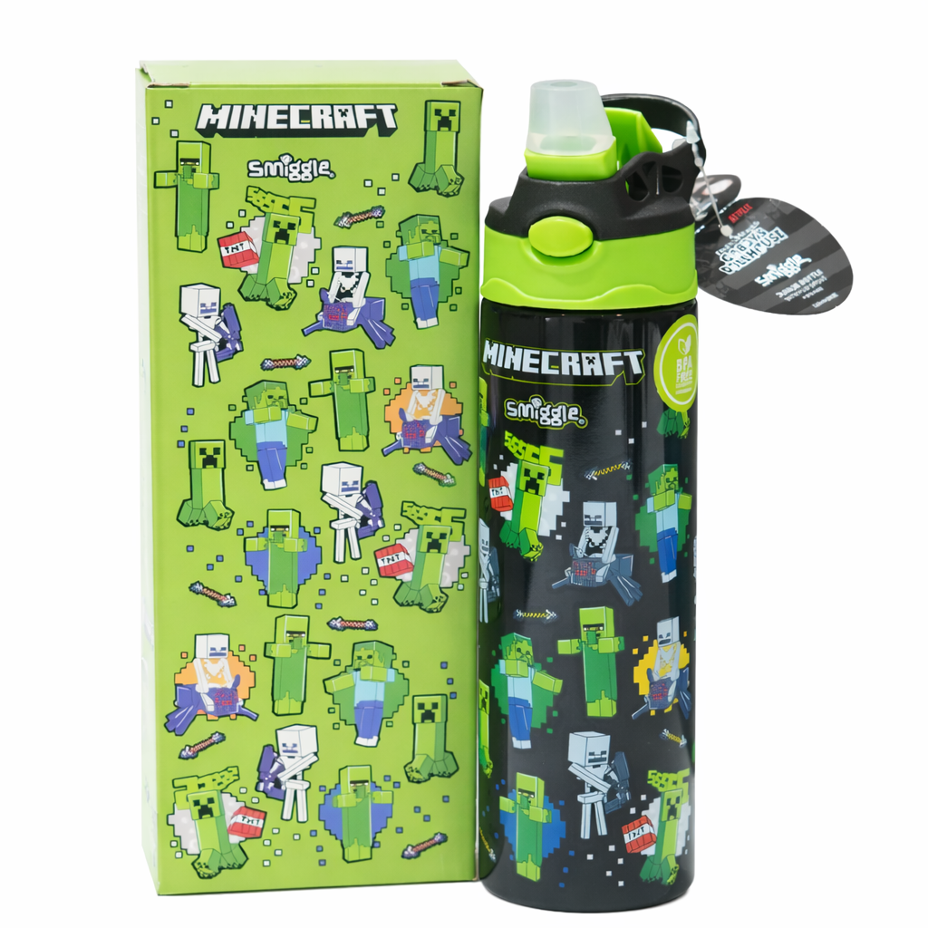 🧊Smiggle Minecraft | Stainless Steel | 520ml